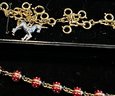 (2) Joan Rivers Vintage Bracelets - One Lady Bug Enamel Bracelet & One Horse Multi Attach Charm Bracelet