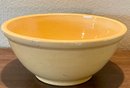 Large Antique Yellow Ware 14.5' Diameter Bowl