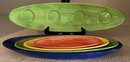 Pottery Barn 4-peice Colorful Nesting Dish Set And Tray