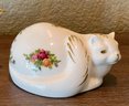 Royal Albert Old Country Roses - 1962 Cat - Vase - Swan Dish & Miniature Teapot With Lid