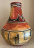 Vintage 16 Inch Made In Mexico Colorful Pitcher