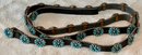 41' Sterling Silver And Turquoise Concho Belt