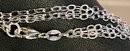 Sterling Silver Milor Italy 3 Chain 60' Necklace - Total Weight 24.5 Grams