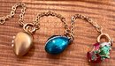 3 Joan Rivers Faberge Egg Connecting Charms For Bracelets Or Necklaces
