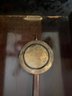 Antique Junghans Glass Front Wall Clock With Key And Pendulum