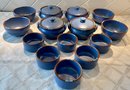 Dansk International Designs LTD Mesa Stoneware Dishes - (4) Bean Pots, (6) Sauce Bowls, (4) Salad Bowls