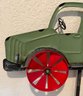 Vintage 58 Inch Outdoor Truck Pin Wheel With Stand
