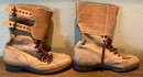 Vintage WW2 Wingfoot Jumper Leather Buckle Boots