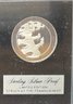 1973 Peace On Earth Franklin Mint Sterling Silver Proof Holiday Medal With Box, Paperwork, And Plastic Case