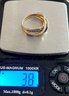 Le Vian 14K Gold And 123 Diamond Ring Size 6 - .78 Carat Diamonds - 3.8 Grams Total - Has Appraisal