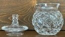 Waterford Crystal Lidded Dish Signed