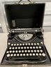 Vintage 1931 Underwood Number 557580 Portable Typewriter With Original Case - IRA I. Sides & Co Greeley