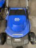 Kobalt 80v Max 21 Inch Electric Mower And Trimmer With 6.0 Ah Battery And Charging Station