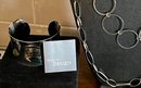 Steel By Design - Stainless Steel (3) Necklaces - Ball Earrings And A Cuff Bracelet