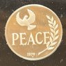 1974 Peace Enduring Franklin Mint Sterling Silver Proof Holiday Medal With Box, Paperwork, And Plastic Case