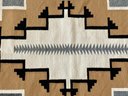 Stunning Navajo Vintage 48' X 69' Hand Woven Rug