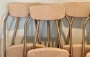 (4) Mid Century Modern Folding Stylaire Hamilton Cosco Inc Padded Folding Chairs