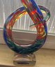 Hand Blown Dale Tiffany Cieza 13' Multi Color Art Glass Sculpture