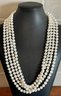 100' Freshwater Cultured Pearl Knotted Necklace