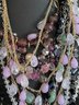 Vintage Lot Of Costume Jewelry Necklaces - Crystals, Rhinestones, Glass Bead, And More