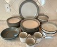 Noritake Stoneware Sierra Twilight Pattern Dishware And (2) Calvin Klein Bowls
