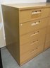 Pair Of Vintage 42 Inch McCalls 5-drawerr Metal Cabinets With Contents - Primarily Hardware