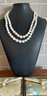 2 Honora Freshwater Pearl And Sterling Silver Clasp Necklaces  New In Package