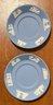 (2) Assorted Wedgewood Blue Jasperware Teacups And Saucers With Boxes And Paperwork