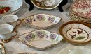 Lot Of Vintage And Antique Cups, Saucers, Bowls, And Plates - Lamoges, Nippon, Bavaria, Ricopal, And More