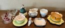 Pillivuyt Double Sided Creamer, Dansk Japan Bowl, Norataki Dish, Vintage Dog, A Glass Squirrel, And More