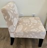 Tan Floral Dwell Accent Chair