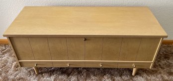 Mid Century Modern Lane Solid Cedar Peg Leg Chest