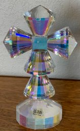 Vintage Stunning Oleg Cassini Crystal Cross Signed