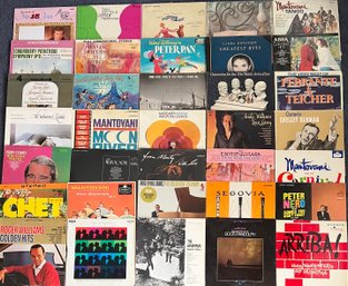 (35) Assorted Vintage Vinyl Albums - Disney, Classic, Soundtracks, And More