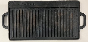 Old Mountain Cast Iron Double Sided 17' Griddle