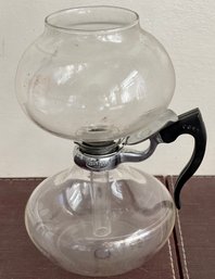 Vintage Cory Vacuum Coffee Brewer With Glass Filter Rod With An Extra Cory Glass Top