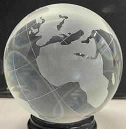 4' Solid Art Glass Globe ( Base Not Included)
