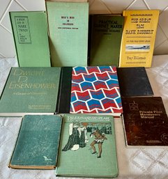 Vintage Book Lot - Mark Twain, Shakespeare, Eisenhour, And More