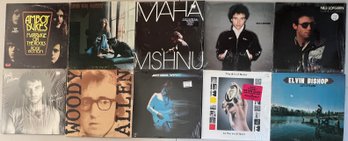 (10) Vintage Vinyl Albums - Carole King, Woody Allen, Ted Nugent, Nils Lofgren, And More