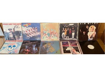 Assorted Vinyl Record Albums Gogo's, Adam Ant, Kim Wilde, Ice House, The Vapors, Ice House & More