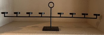 Large Wrought Iron Pottery Barn Candle Holder