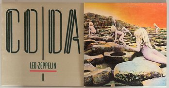 (2) Vintage Led Zeppelin Vinyl Albums - House Of The Holy And Coda