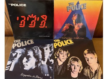 (4) Vintage Police Record Albums Vinyl