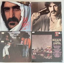 (4) Vintage Frank Zappa Albums - Bongo Fury, Sheik Your Bouti, Shut Up 'n Play Yer Guitar, Perfect Stranger