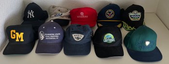 (10) Snap Back And Adjustable Hats - Advertising And Sports