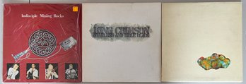 (3) Vintage King Crimson Albums - Indisciple Mining Rocks, Starless, And The Bible Black,