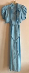 Vintage Hand Made Blue Maid Of Honor Dress