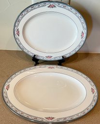 Lenox Country Romance Fine China Dishware - (2) Platters