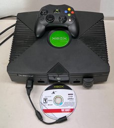 2004 Xbox Video Game System With Controller And Tony Hawk Project 8