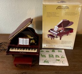 Gold Label Collection Mr. Christmas Symphonique Grand Piano Music Box With Music Disc